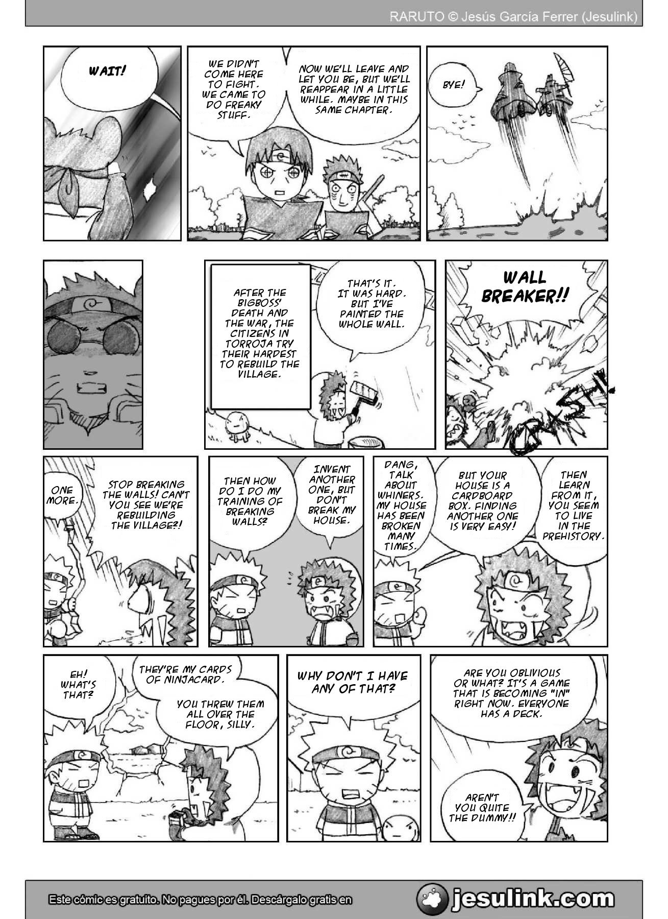 Raruto Chapter 23.2 page 13 - Chapter 23 v2 : Coming, coming back home