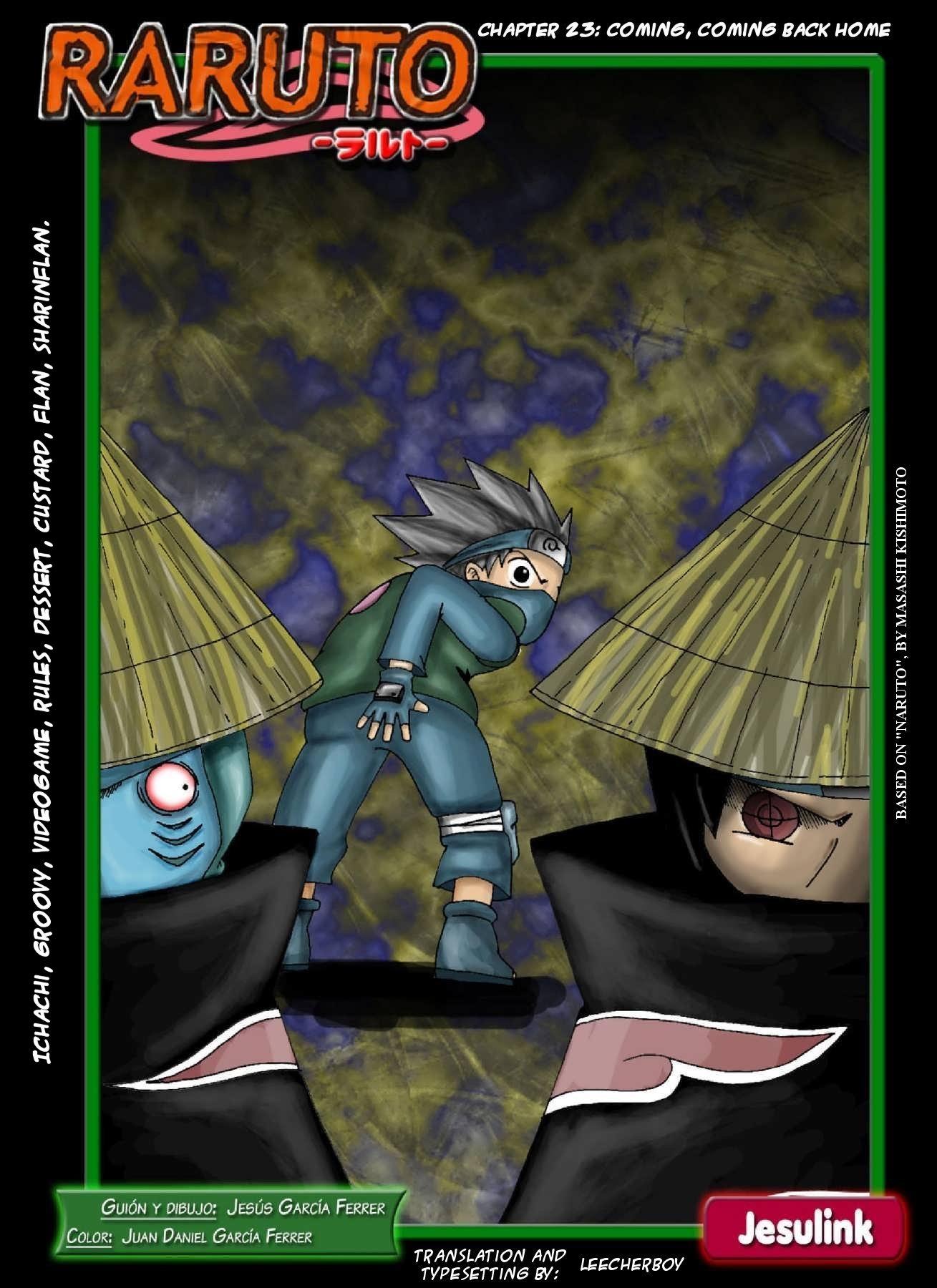 Raruto Chapter 23.2 page 2 - Chapter 23 v2 : Coming, coming back home