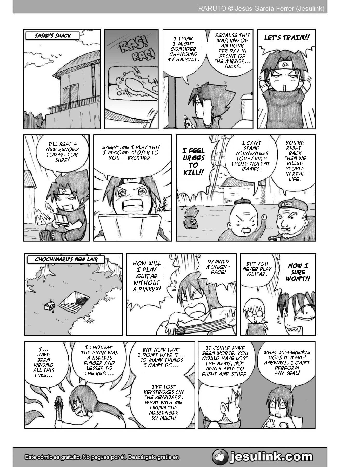 Raruto Chapter 23.2 page 3 - Chapter 23 v2 : Coming, coming back home