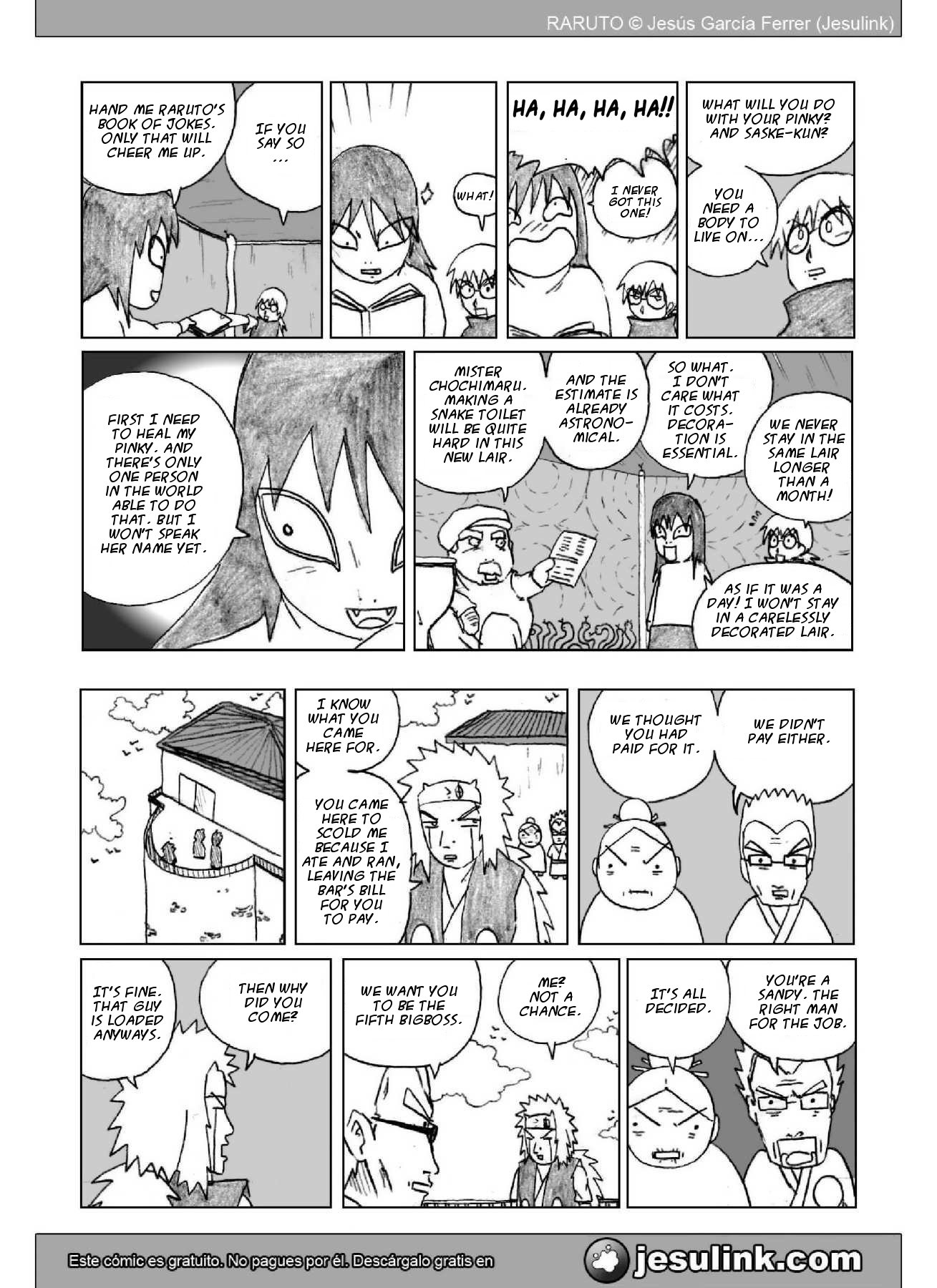 Raruto Chapter 23.2 page 4 - Chapter 23 v2 : Coming, coming back home