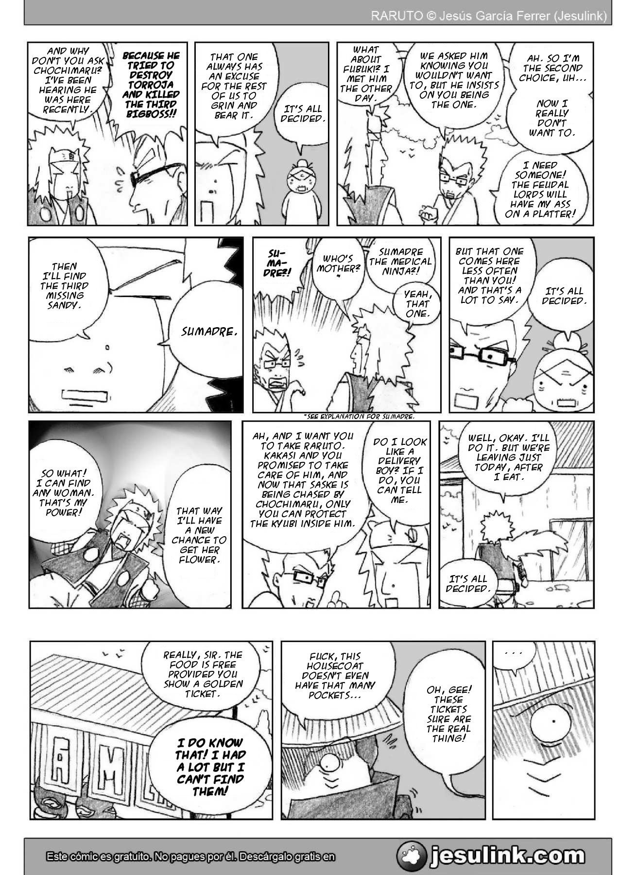 Raruto Chapter 23.2 page 5 - Chapter 23 v2 : Coming, coming back home