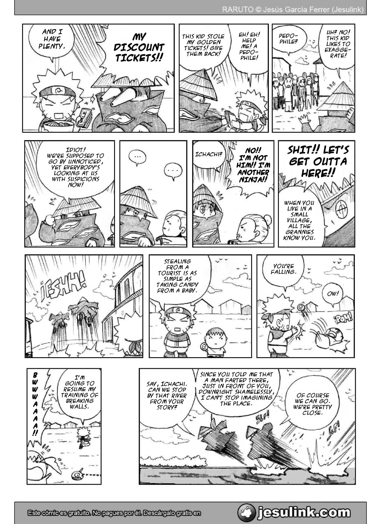 Raruto Chapter 23.2 page 6 - Chapter 23 v2 : Coming, coming back home