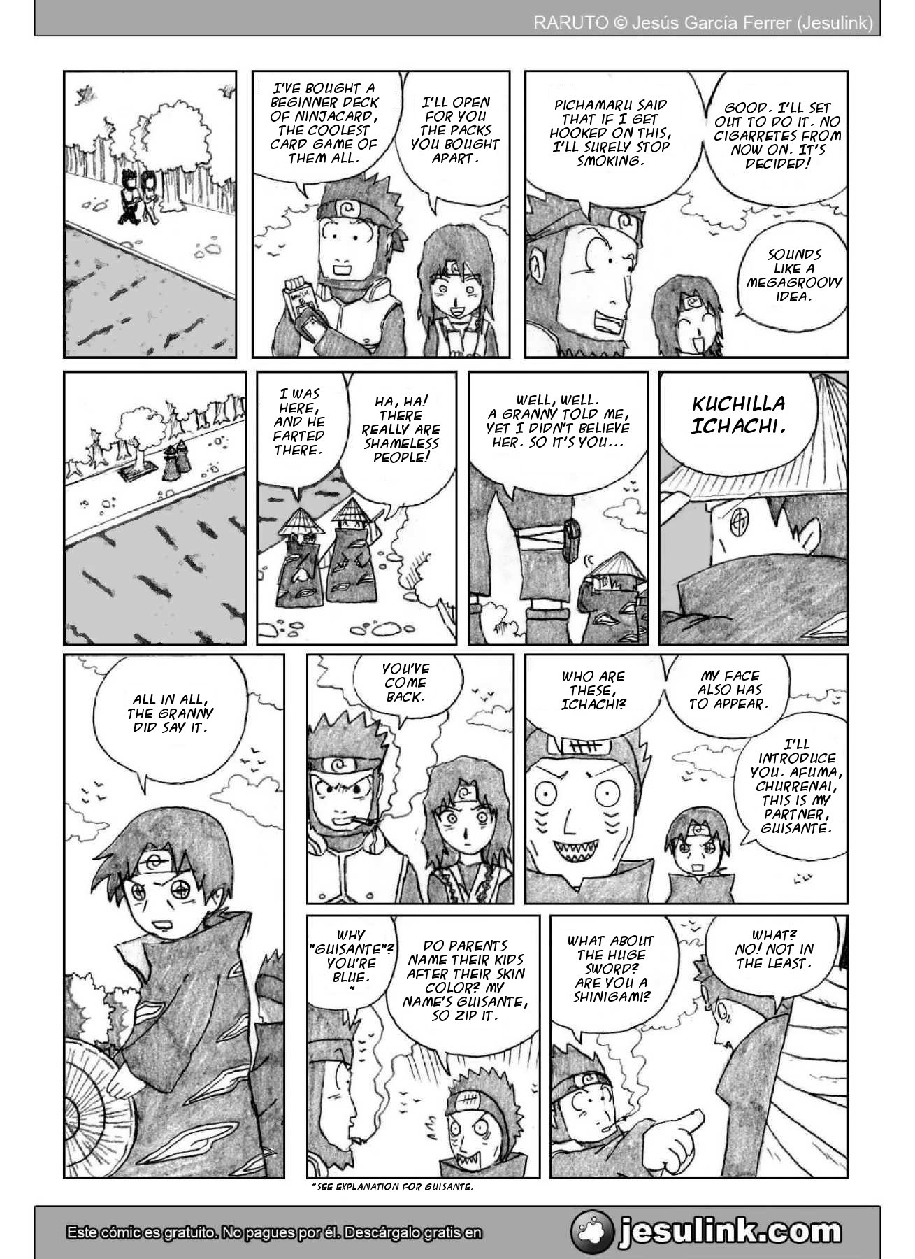 Raruto Chapter 23.2 page 7 - Chapter 23 v2 : Coming, coming back home