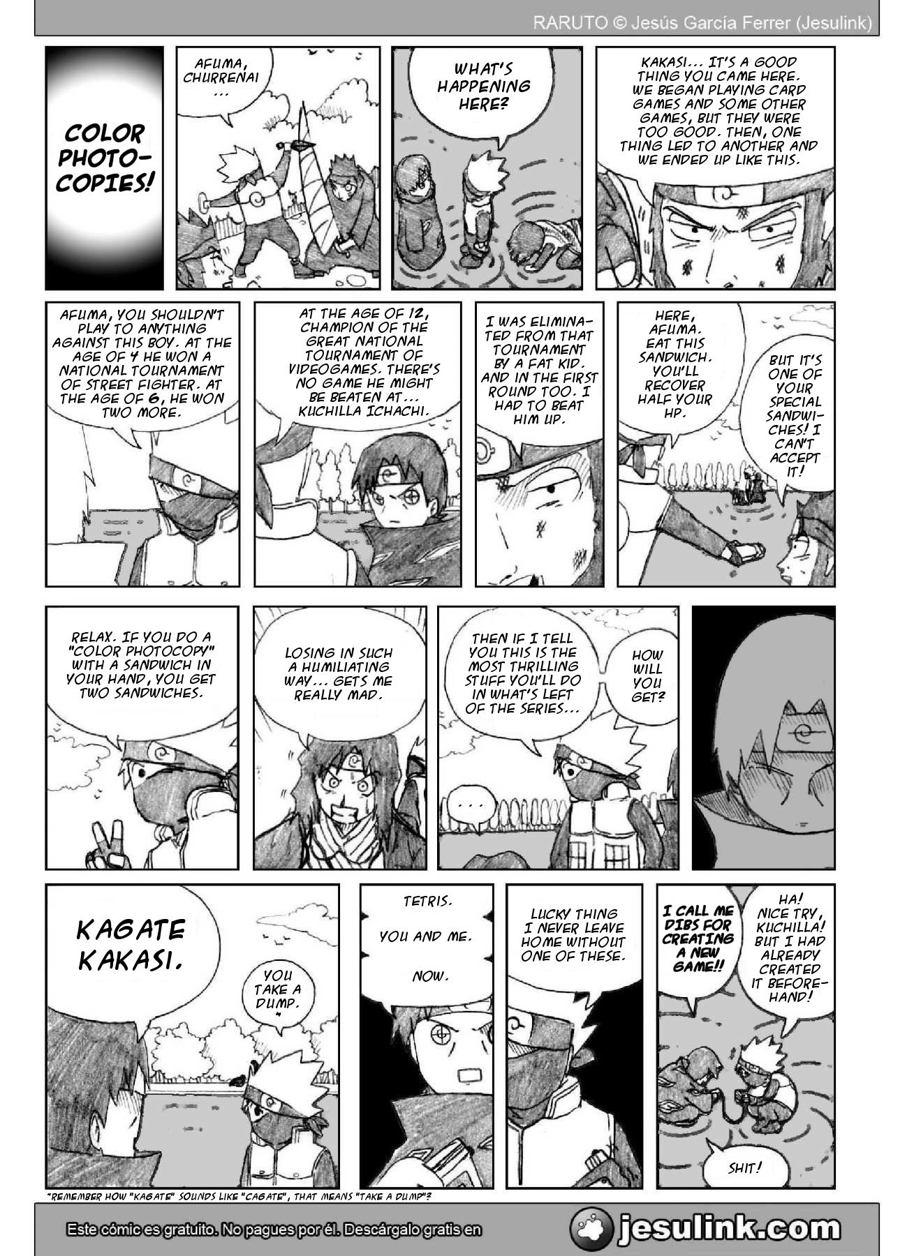 Raruto Chapter 23.2 page 9 - Chapter 23 v2 : Coming, coming back home