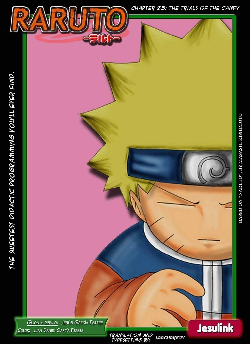 Raruto Chapter 25.2 page 1 - Chapter 25 v2 : The trials of the candy