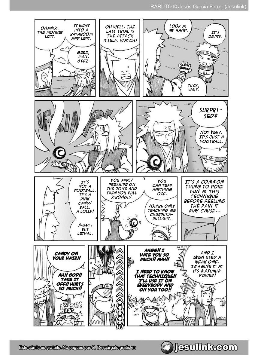 Raruto Chapter 25.2 page 14 - Chapter 25 v2 : The trials of the candy
