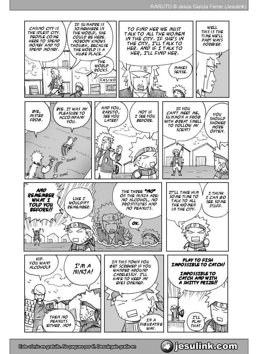 Raruto Chapter 25.2 page 3 - Chapter 25 v2 : The trials of the candy