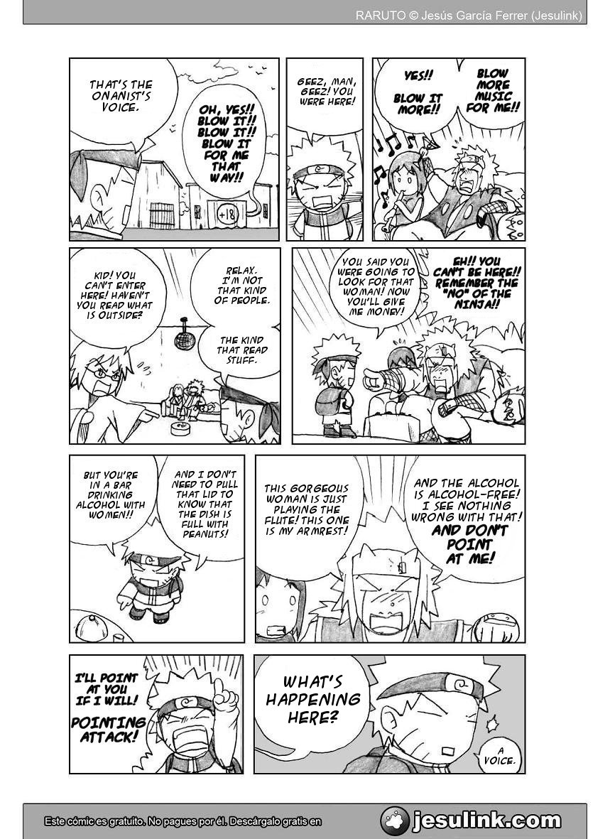 Raruto Chapter 25.2 page 5 - Chapter 25 v2 : The trials of the candy