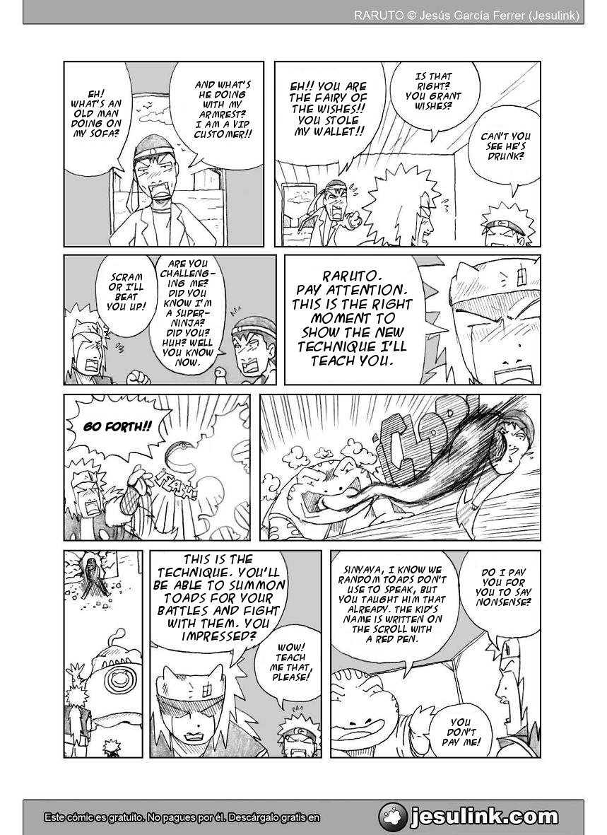 Raruto Chapter 25.2 page 6 - Chapter 25 v2 : The trials of the candy
