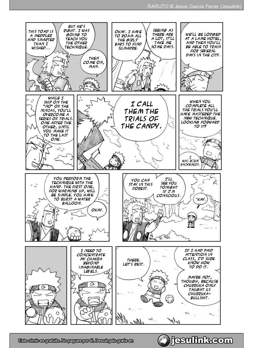 Raruto Chapter 25.2 page 7 - Chapter 25 v2 : The trials of the candy