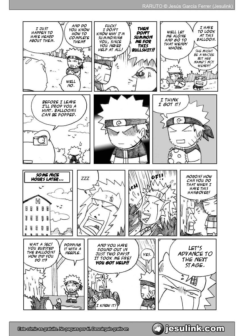 Raruto Chapter 25.2 page 9 - Chapter 25 v2 : The trials of the candy