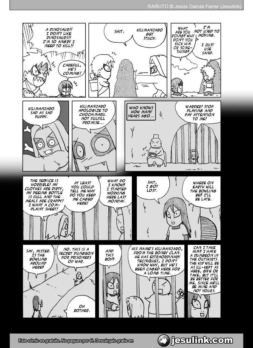 Raruto Chapter 35.2 page 9 - Chapter 35.2 (b): Seven fights (II)