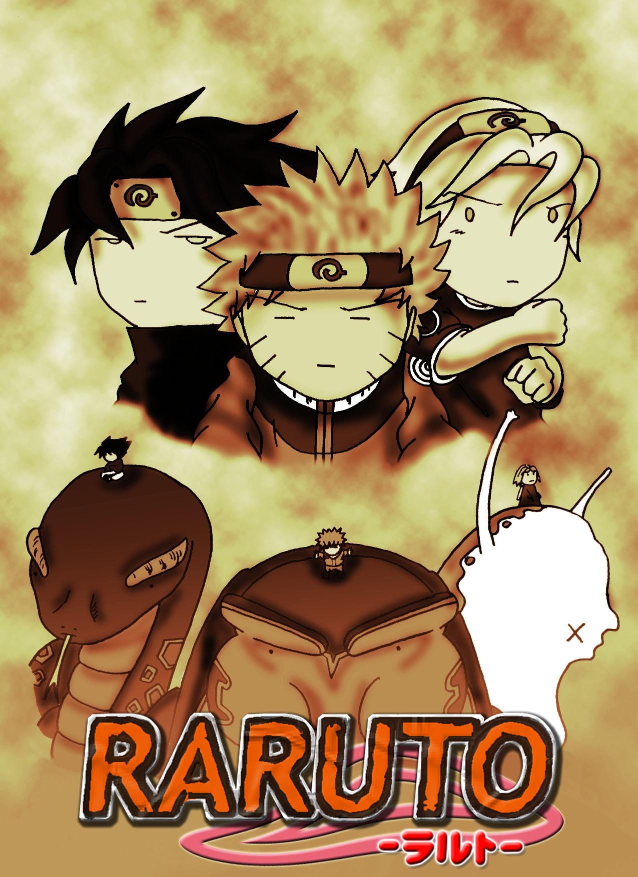 Raruto Chapter 4.2 page 1 - Chapter 4 v2 : Power up the ass