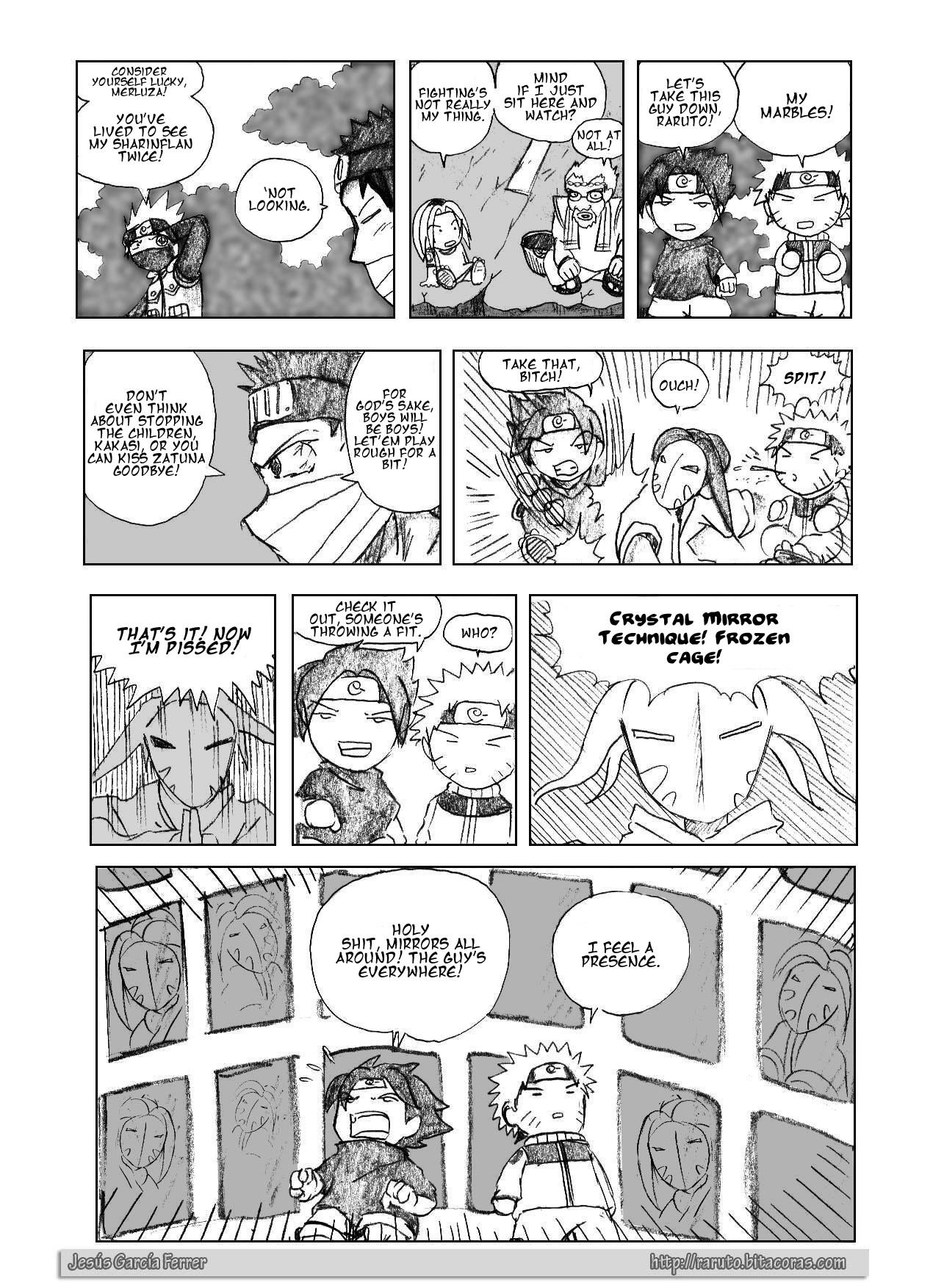 Raruto Chapter 4.2 page 13 - Chapter 4 v2 : Power up the ass