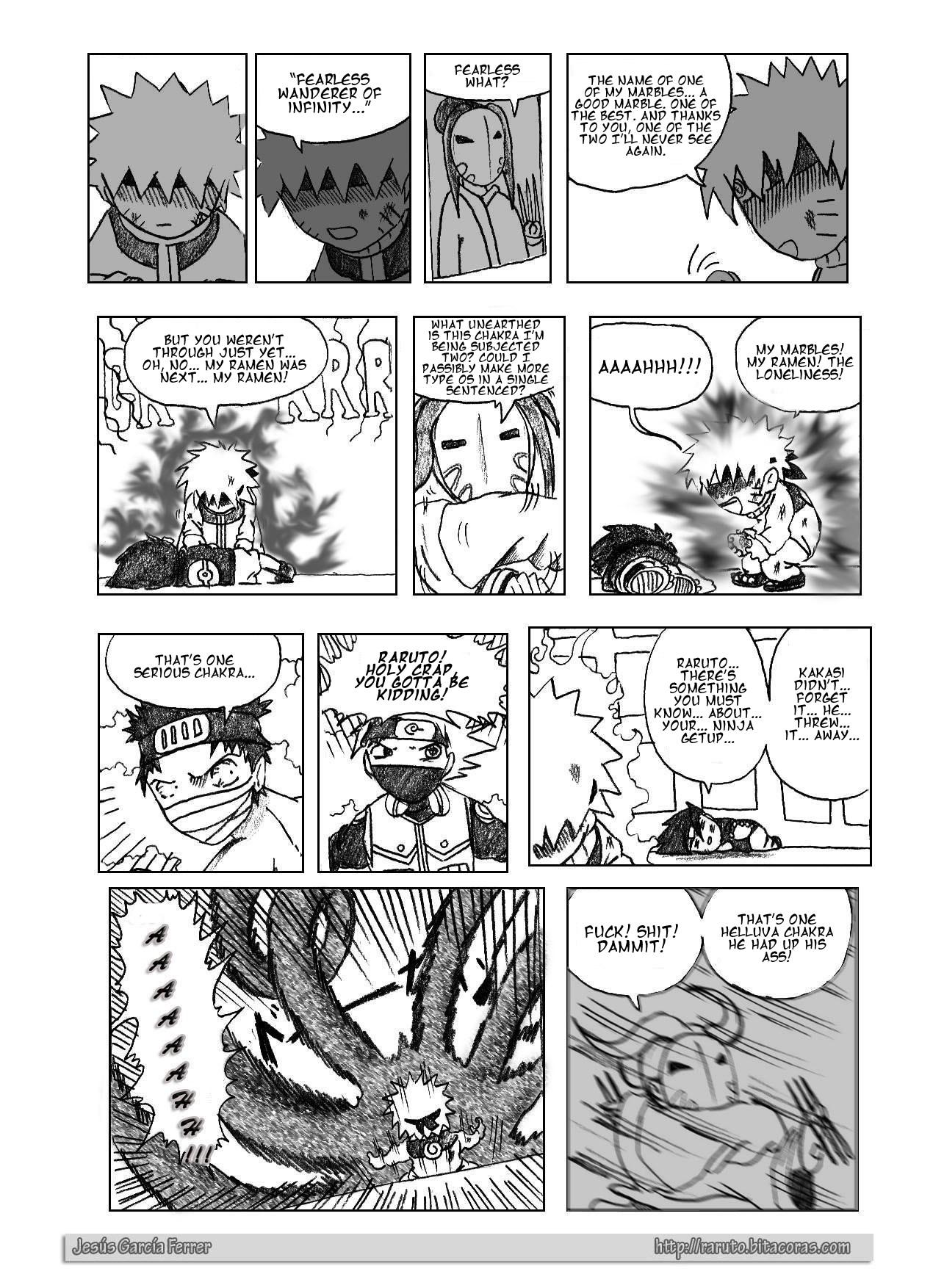 Raruto Chapter 4.2 page 18 - Chapter 4 v2 : Power up the ass