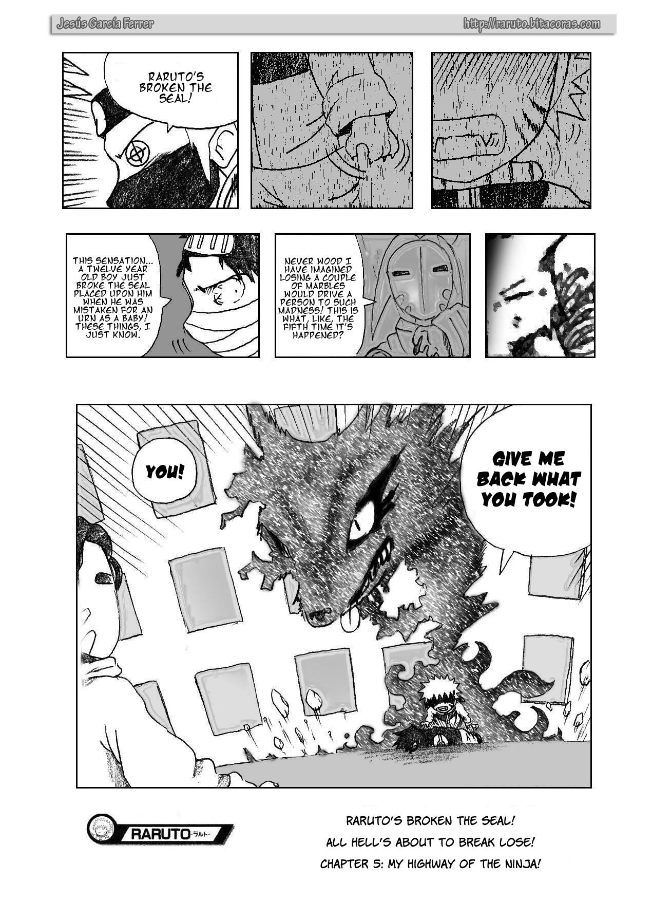 Raruto Chapter 4.2 page 19 - Chapter 4 v2 : Power up the ass