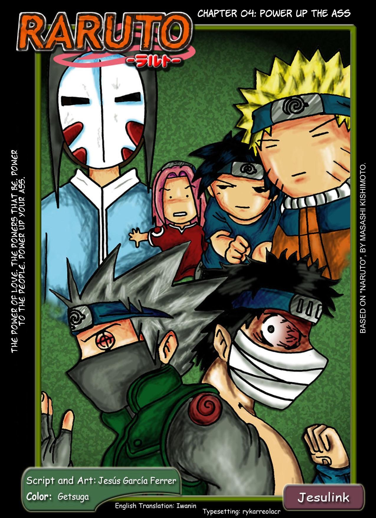 Raruto Chapter 4.2 page 4 - Chapter 4 v2 : Power up the ass