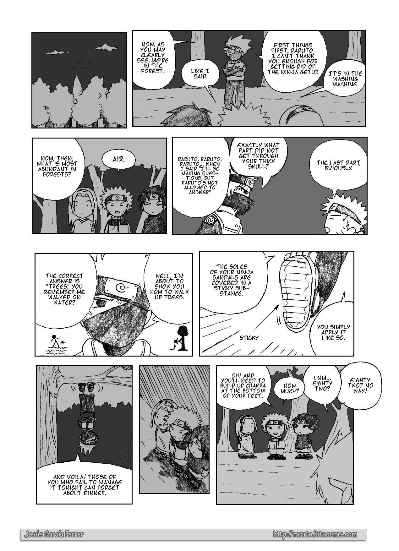 Raruto Chapter 4.2 page 8 - Chapter 4 v2 : Power up the ass