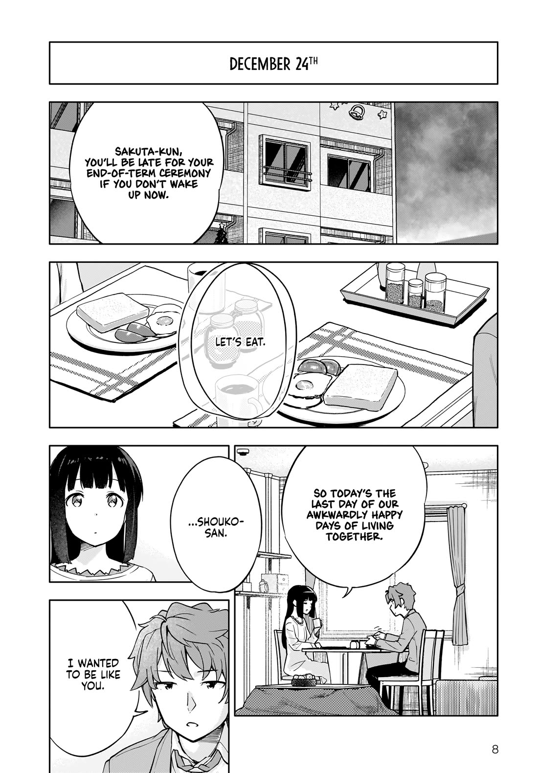 Rascal Does Not Dream of a Dreaming Girl Chapter 10.2 page 8 - Chapter 10.2