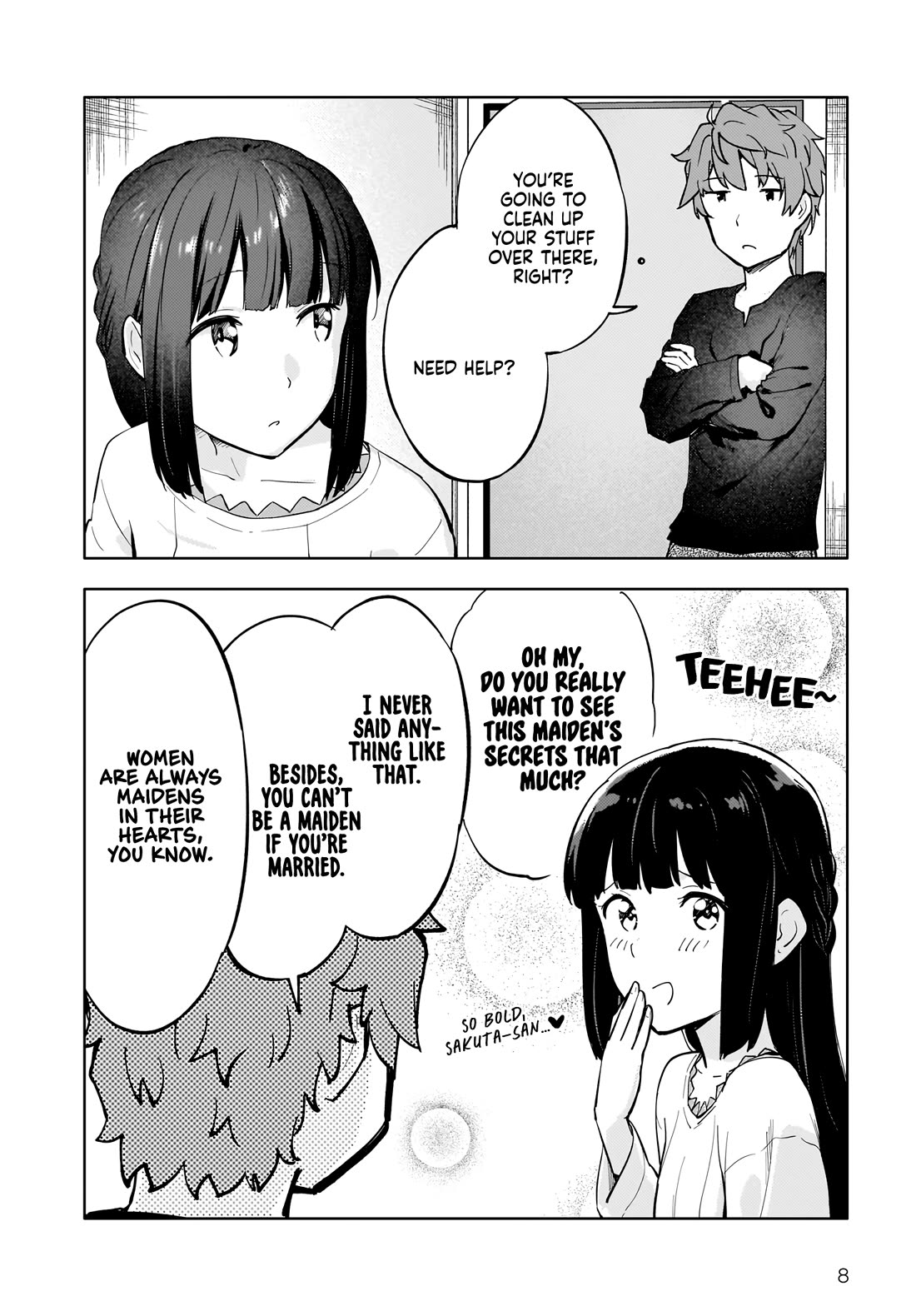 Rascal Does Not Dream of a Dreaming Girl Chapter 11 page 8 - Chapter 11