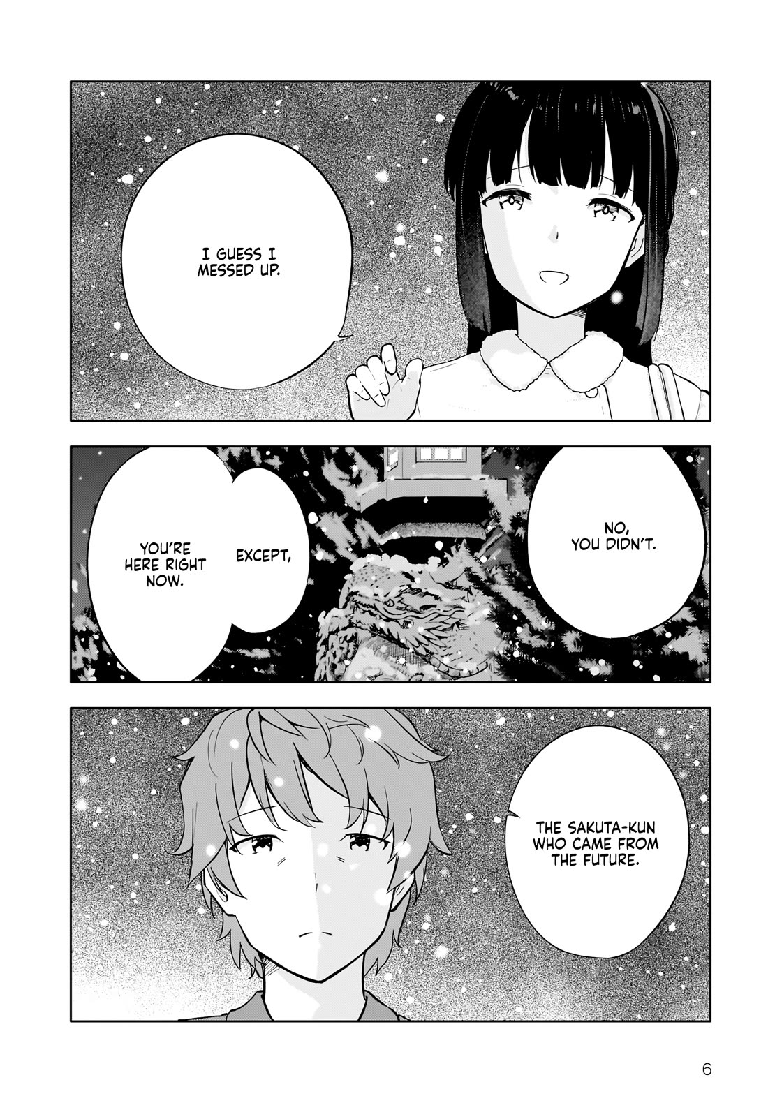 Rascal Does Not Dream of a Dreaming Girl Chapter 13 page 6 - Chapter 13