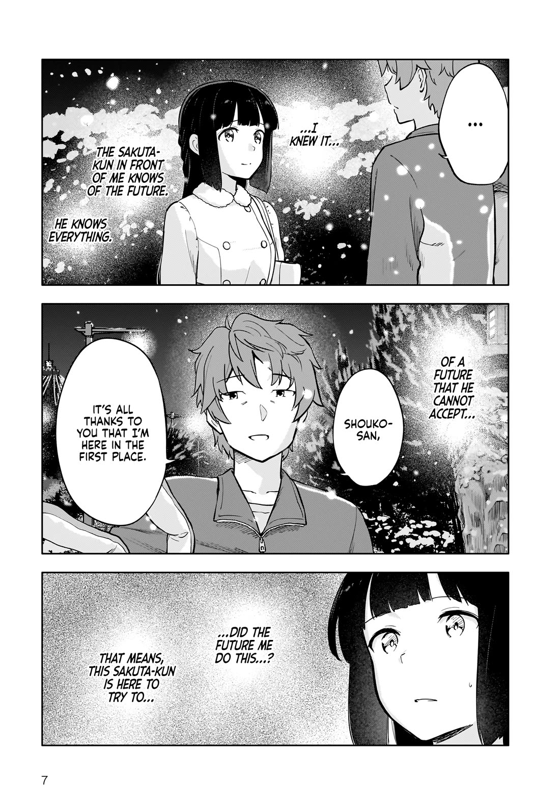 Rascal Does Not Dream of a Dreaming Girl Chapter 13 page 7 - Chapter 13