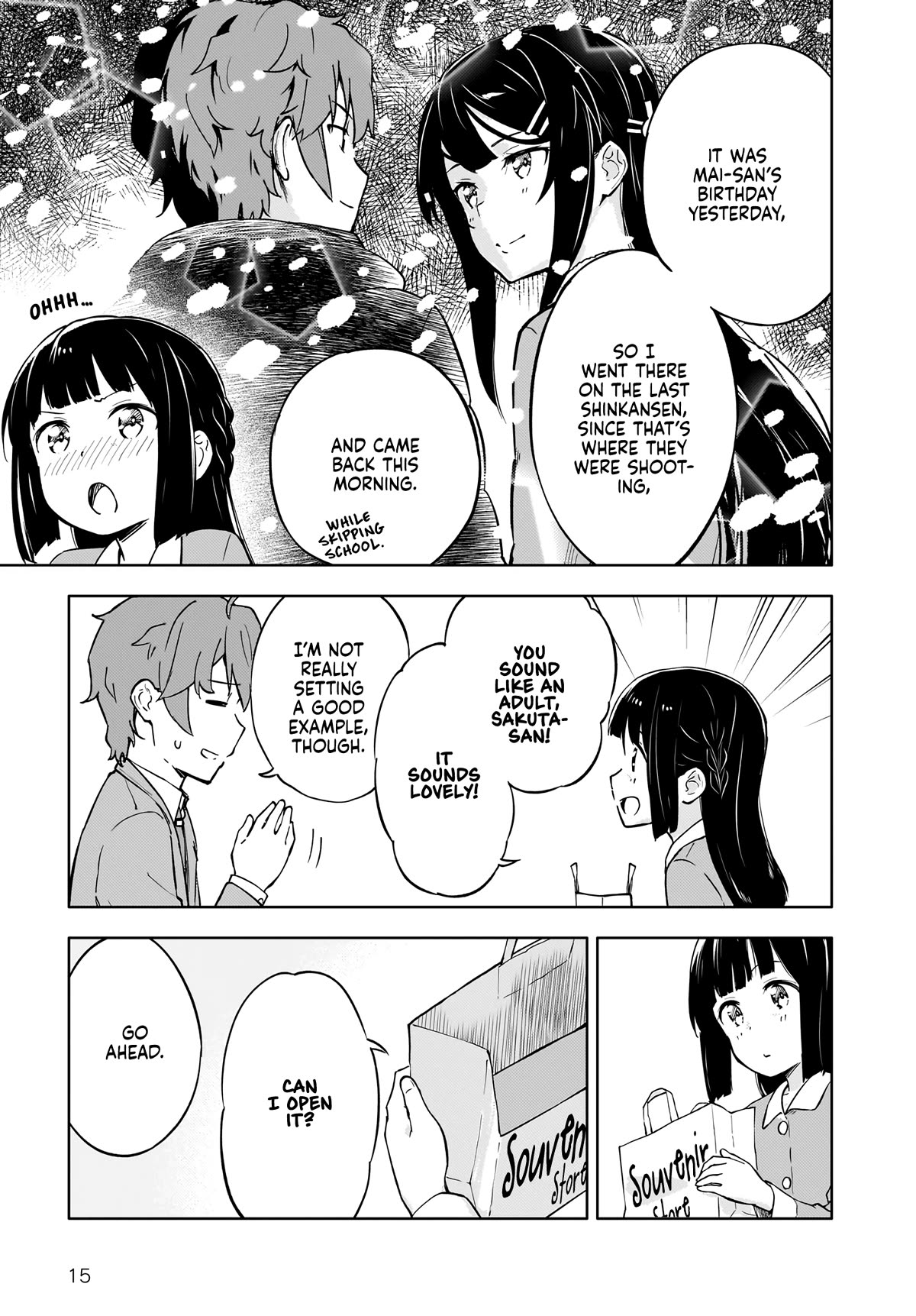 Rascal Does Not Dream of a Dreaming Girl Chapter 2 page 15 - Chapter 2