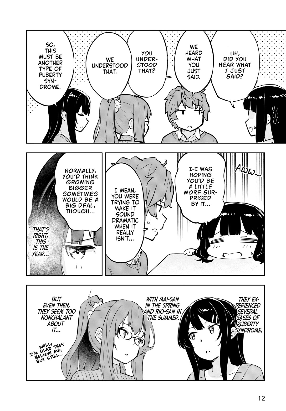 Rascal Does Not Dream of a Dreaming Girl Chapter 8 page 12 - Chapter 8