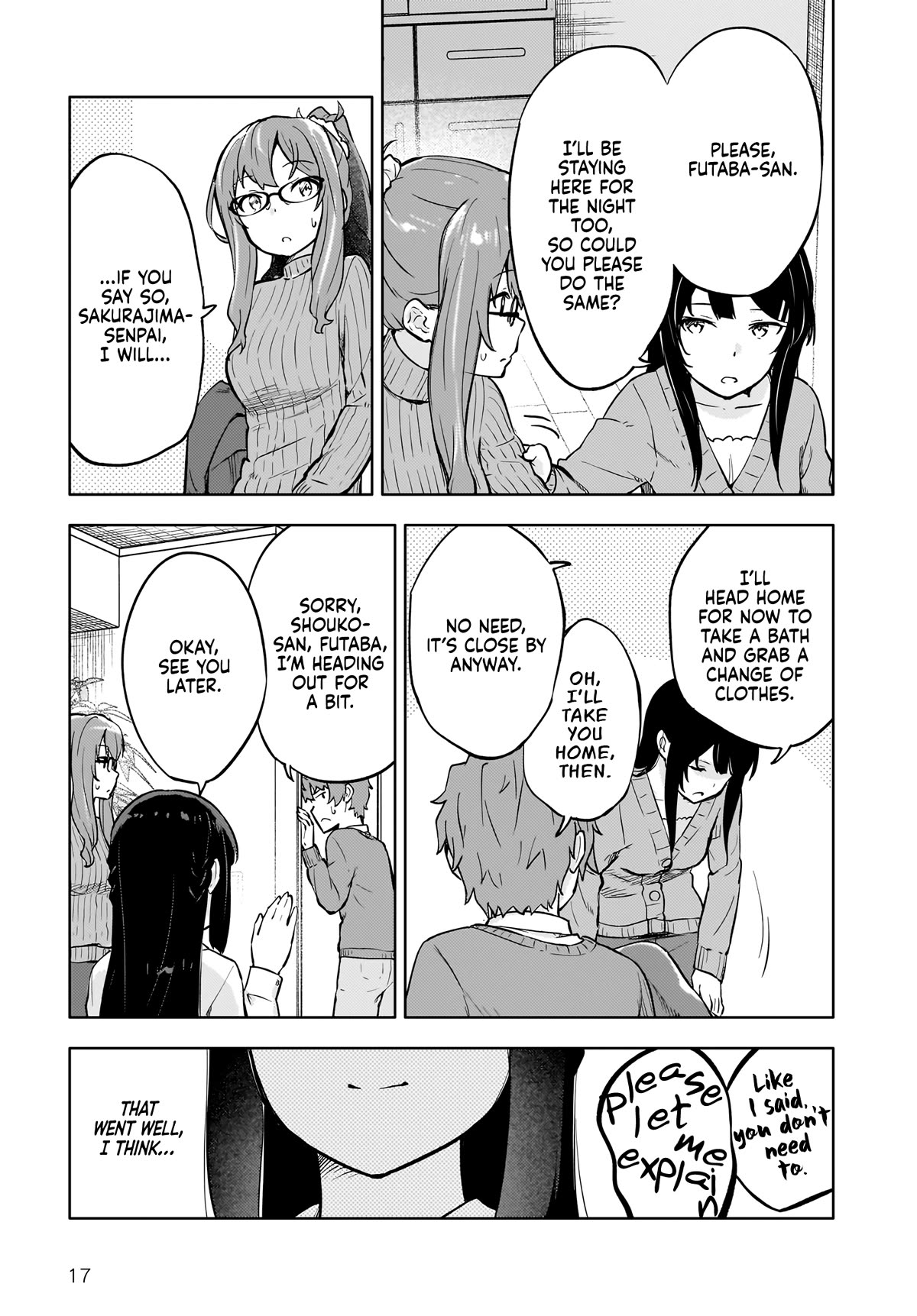 Rascal Does Not Dream of a Dreaming Girl Chapter 8 page 17 - Chapter 8