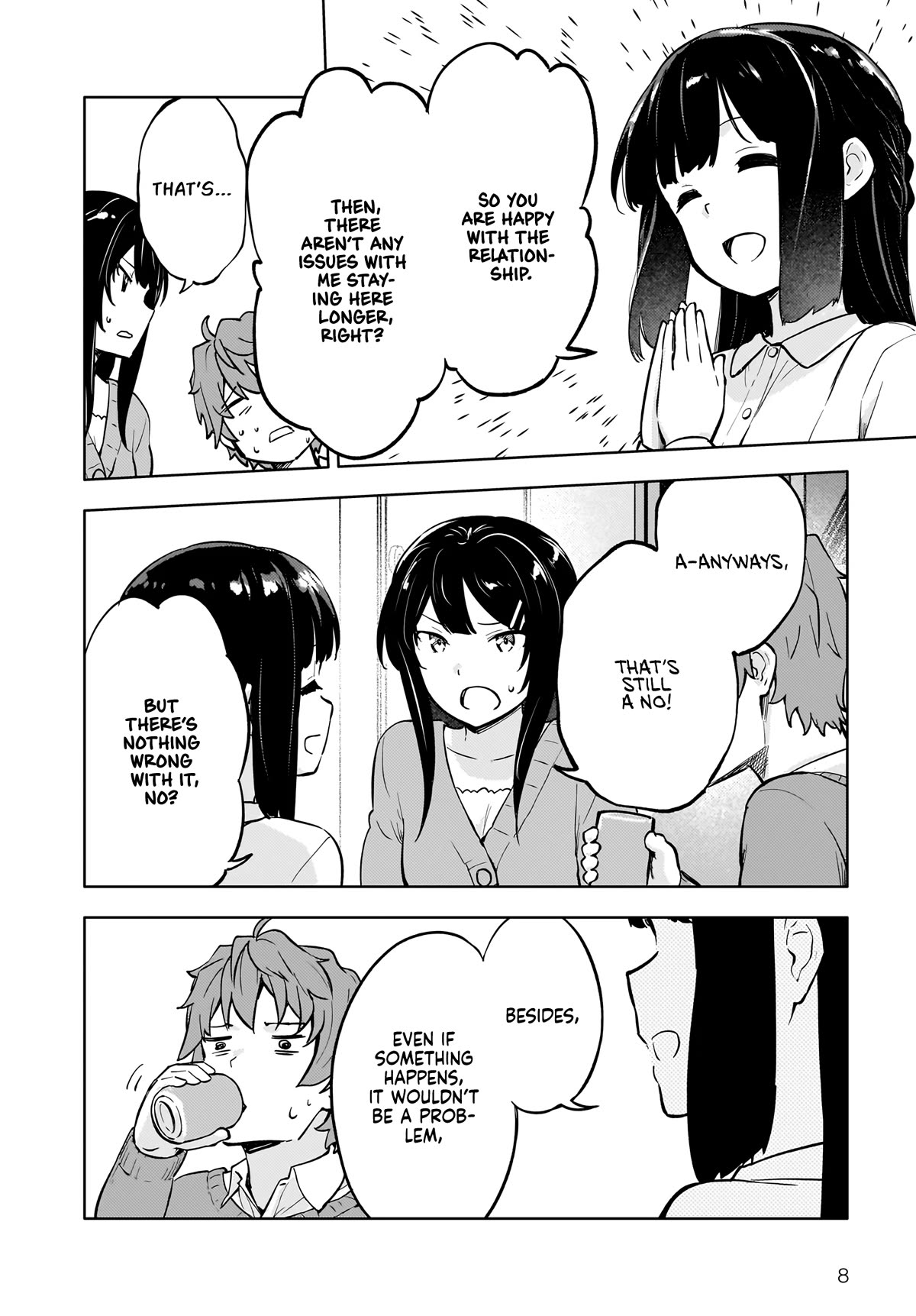 Rascal Does Not Dream of a Dreaming Girl Chapter 8 page 8 - Chapter 8