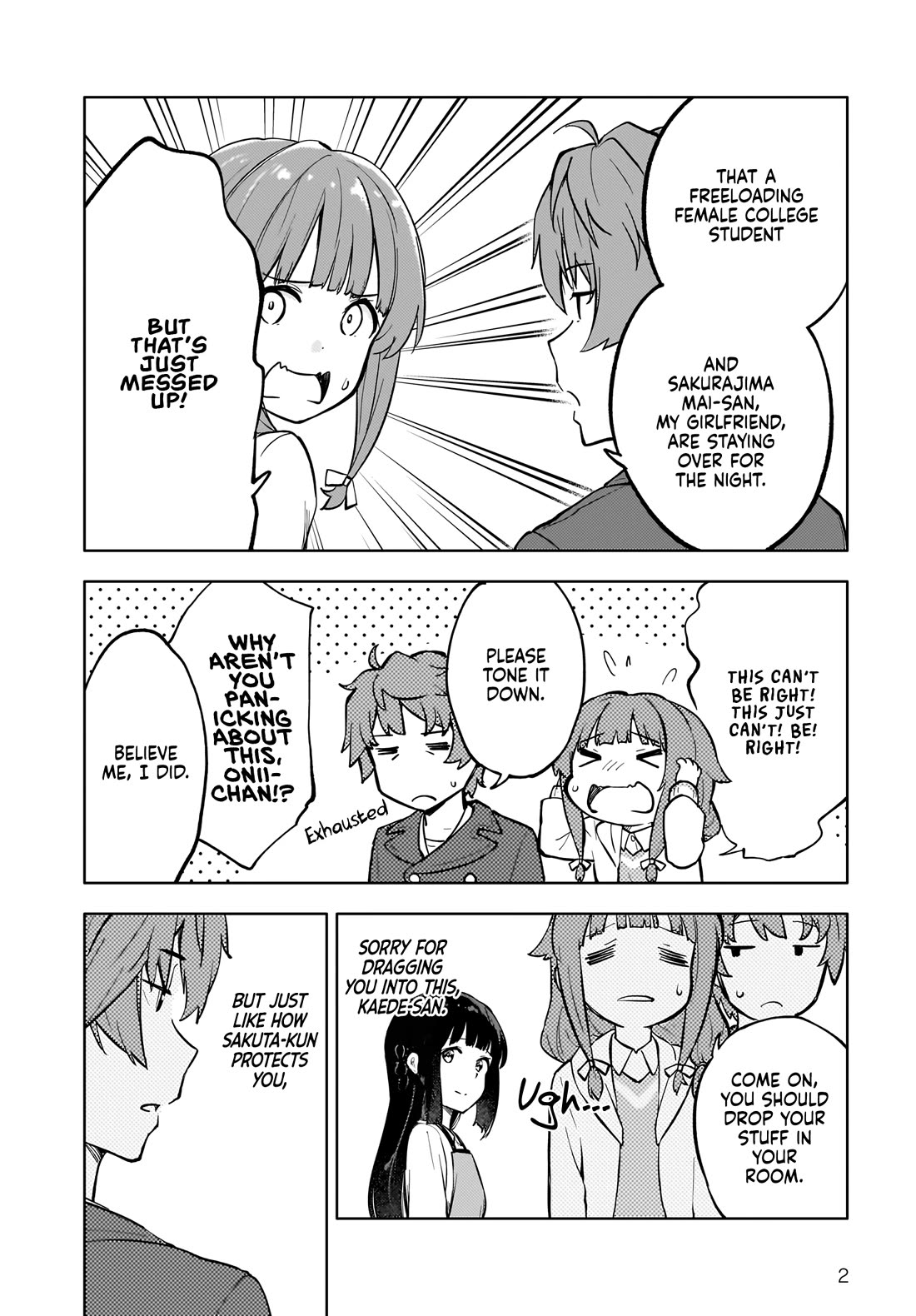 Rascal Does Not Dream of a Dreaming Girl Chapter 9 page 2 - Chapter 9