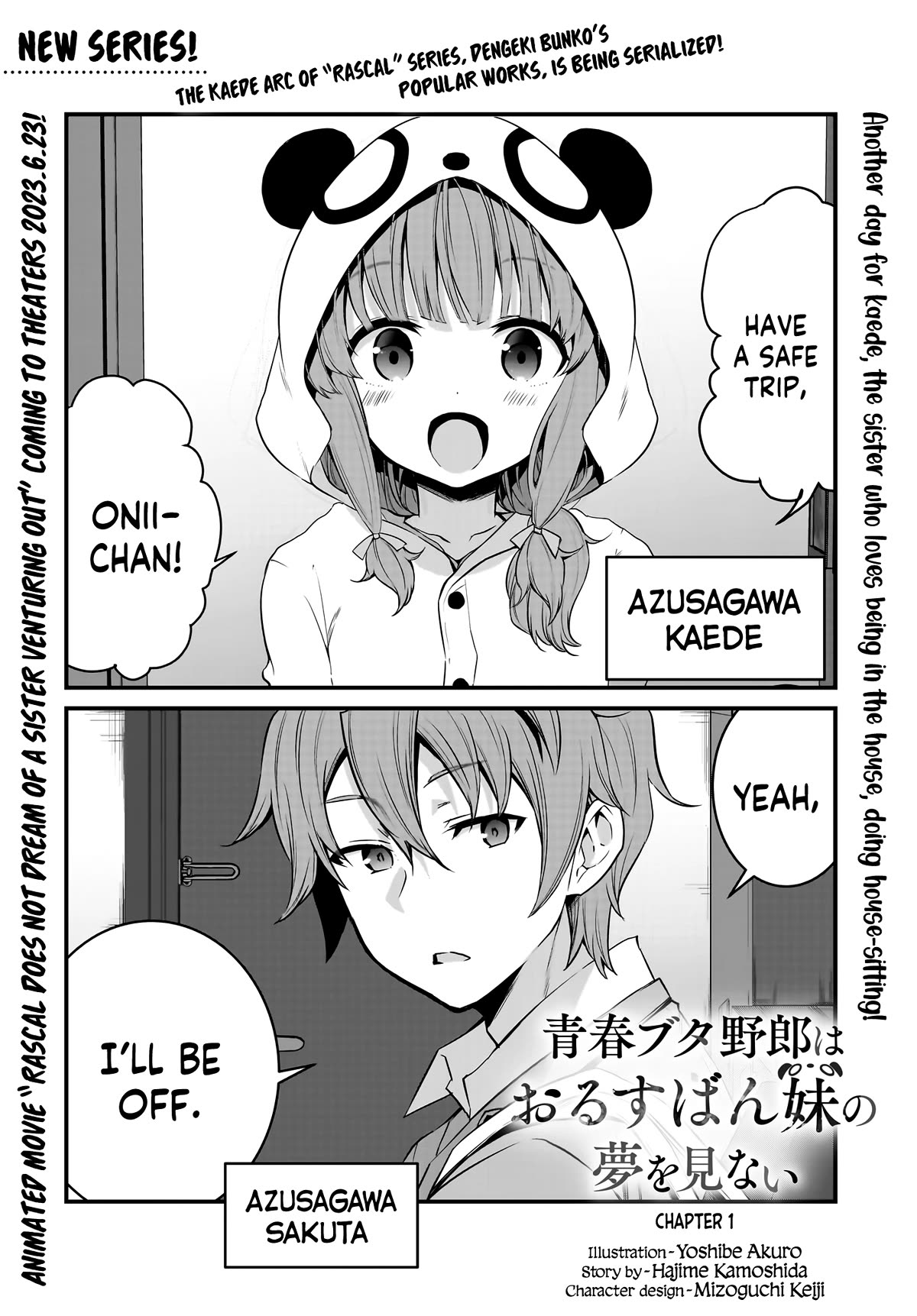 Rascal Does Not Dream of a Sister Home Alone Chapter 1 page 2 - Chapter 1