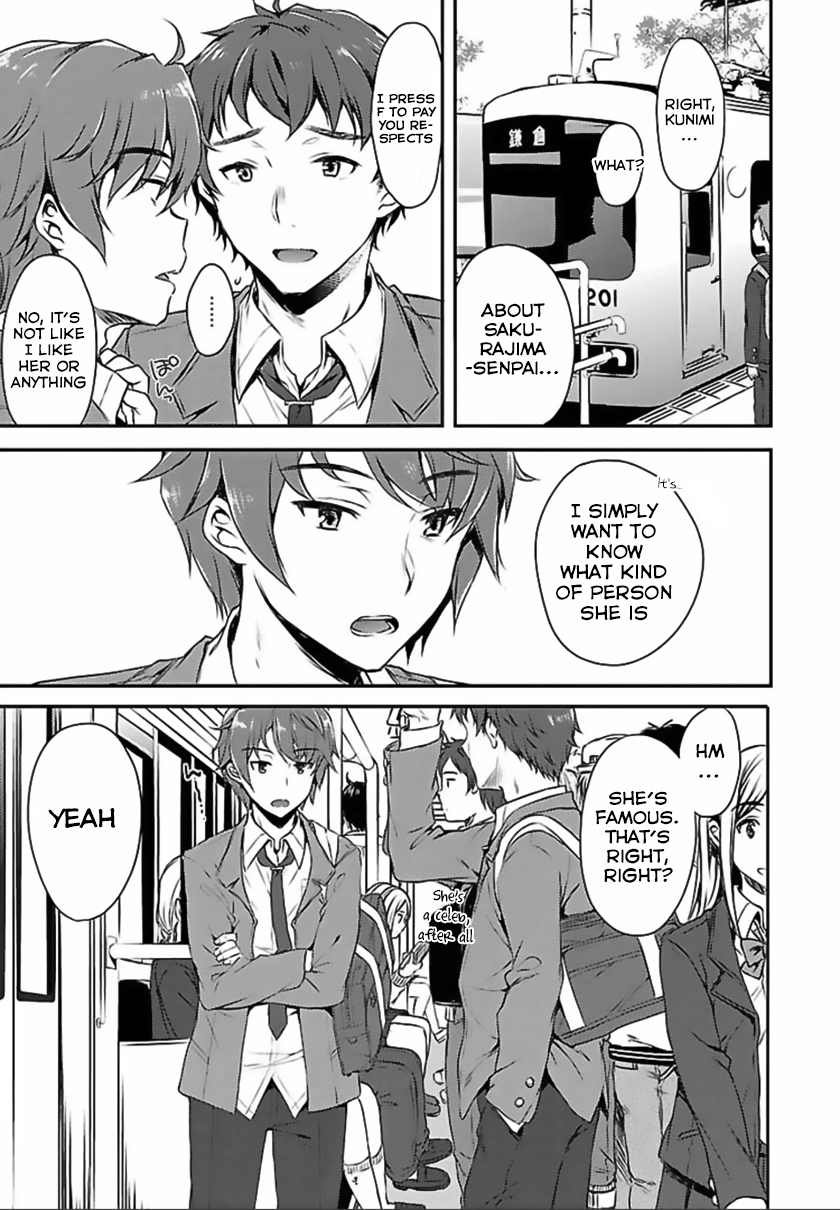 Rascal Does Not Dream of Bunny Girl Senpai Chapter 1 page 14 - Chapter 1