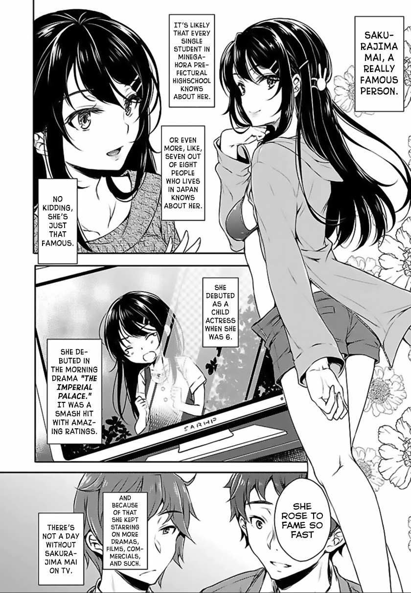 Rascal Does Not Dream of Bunny Girl Senpai Chapter 1 page 15 - Chapter 1
