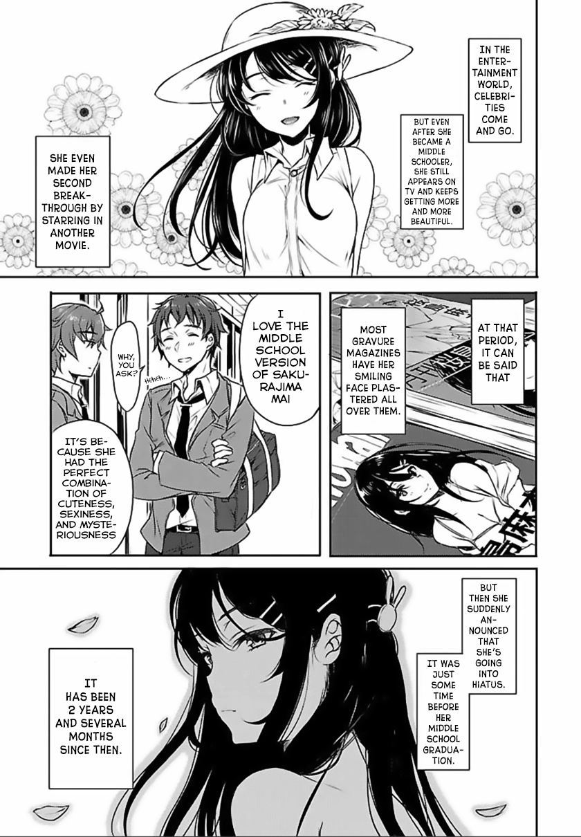 Rascal Does Not Dream of Bunny Girl Senpai Chapter 1 page 16 - Chapter 1