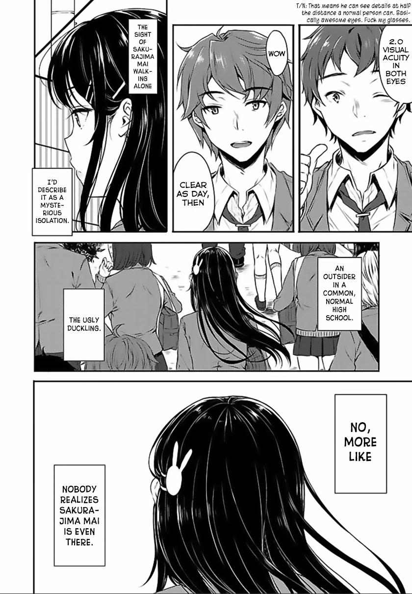Rascal Does Not Dream of Bunny Girl Senpai Chapter 1 page 20 - Chapter 1