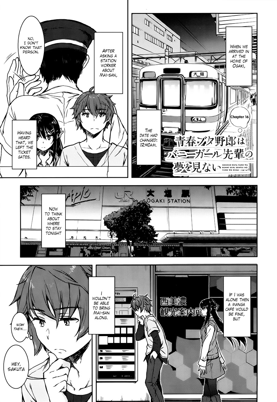 Rascal Does Not Dream of Bunny Girl Senpai Chapter 16 page 2 - Chapter 16