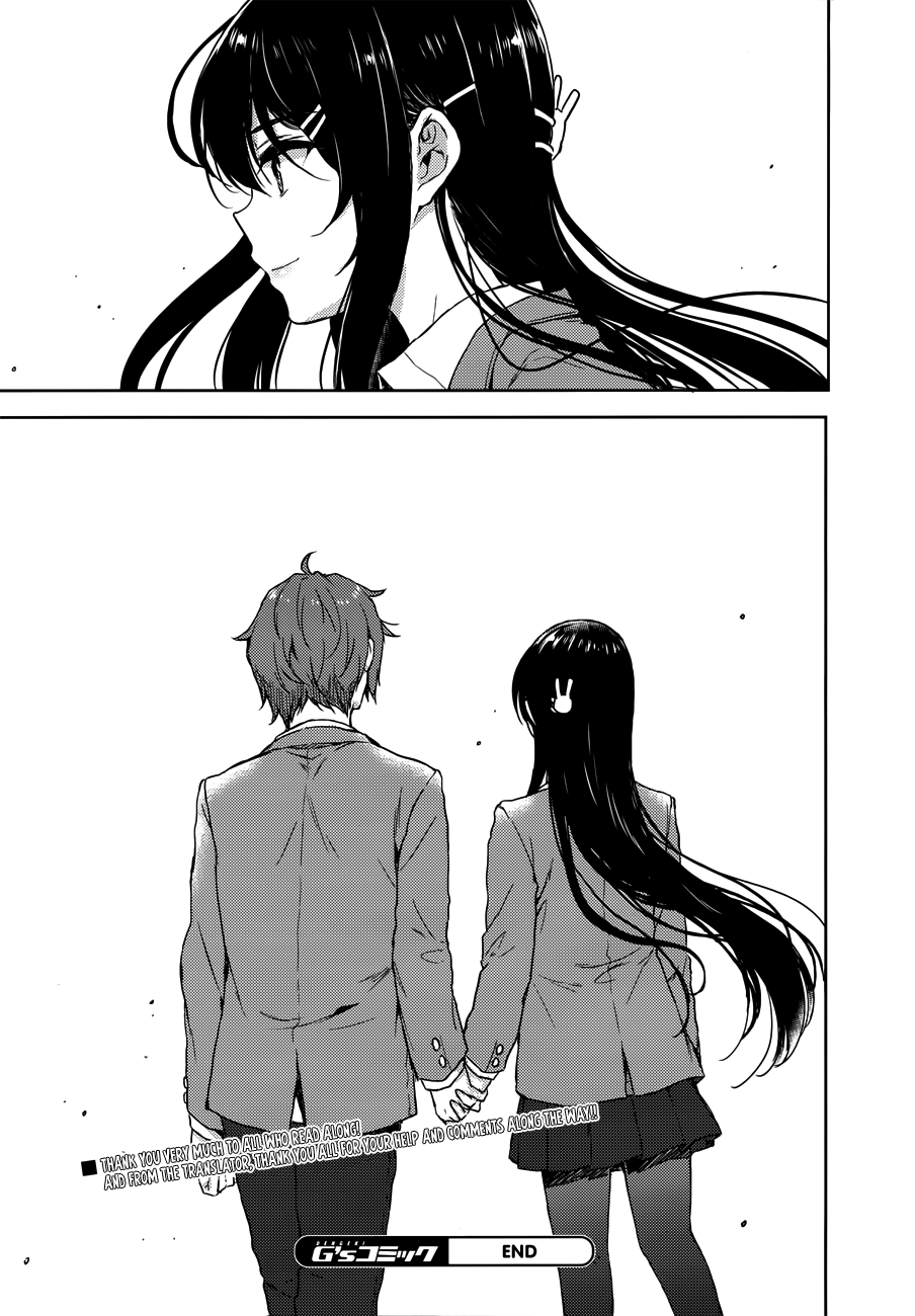 Rascal Does Not Dream of Bunny Girl Senpai Chapter 21 page 19 - Chapter 21 [END]
