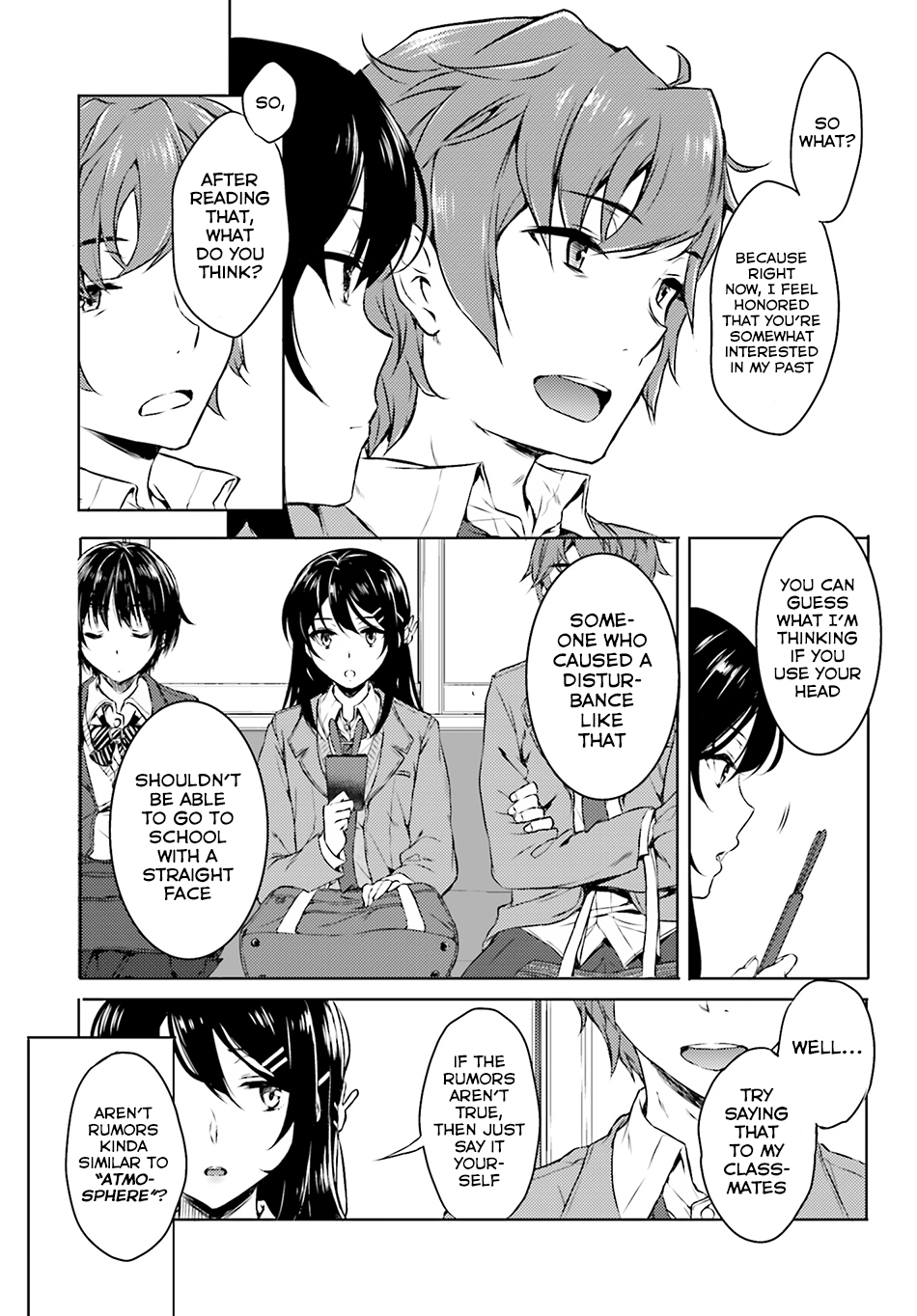 Rascal Does Not Dream of Bunny Girl Senpai Chapter 3 page 5 - Chapter 3