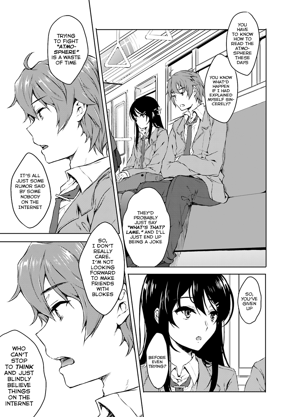 Rascal Does Not Dream of Bunny Girl Senpai Chapter 3 page 6 - Chapter 3