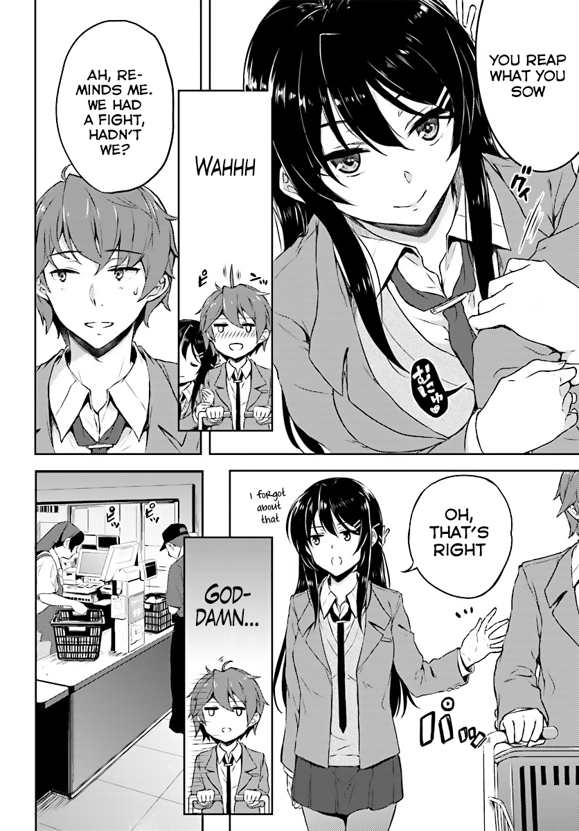 Rascal Does Not Dream of Bunny Girl Senpai Chapter 8 page 13 - Chapter 8