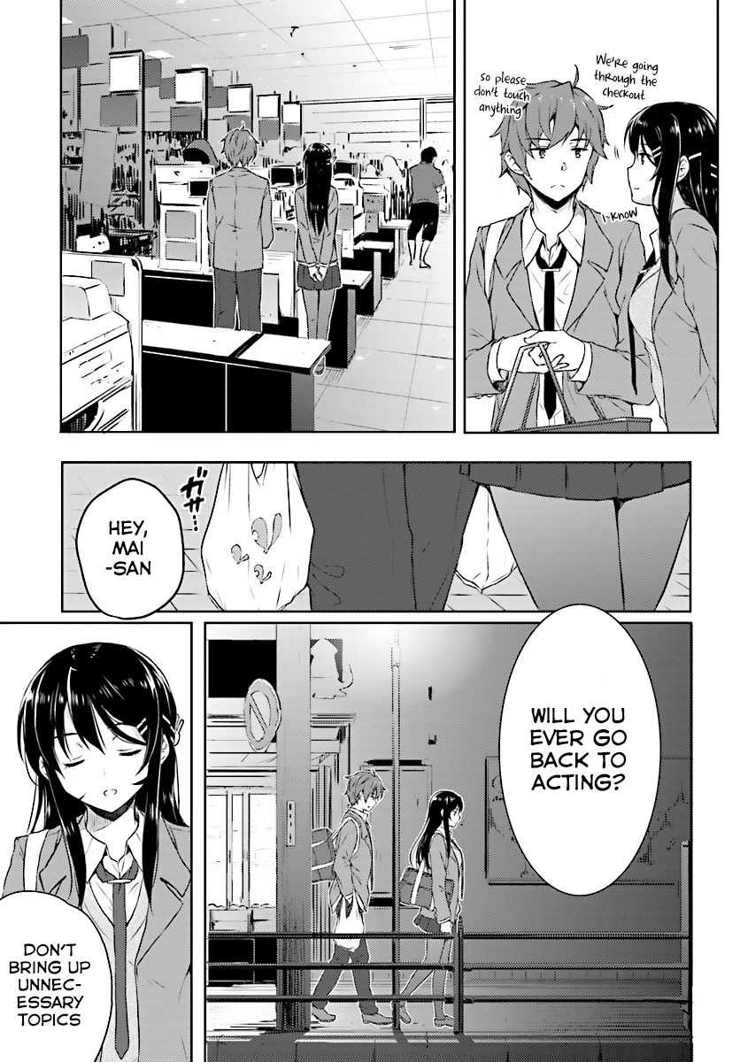Rascal Does Not Dream of Bunny Girl Senpai Chapter 8 page 14 - Chapter 8