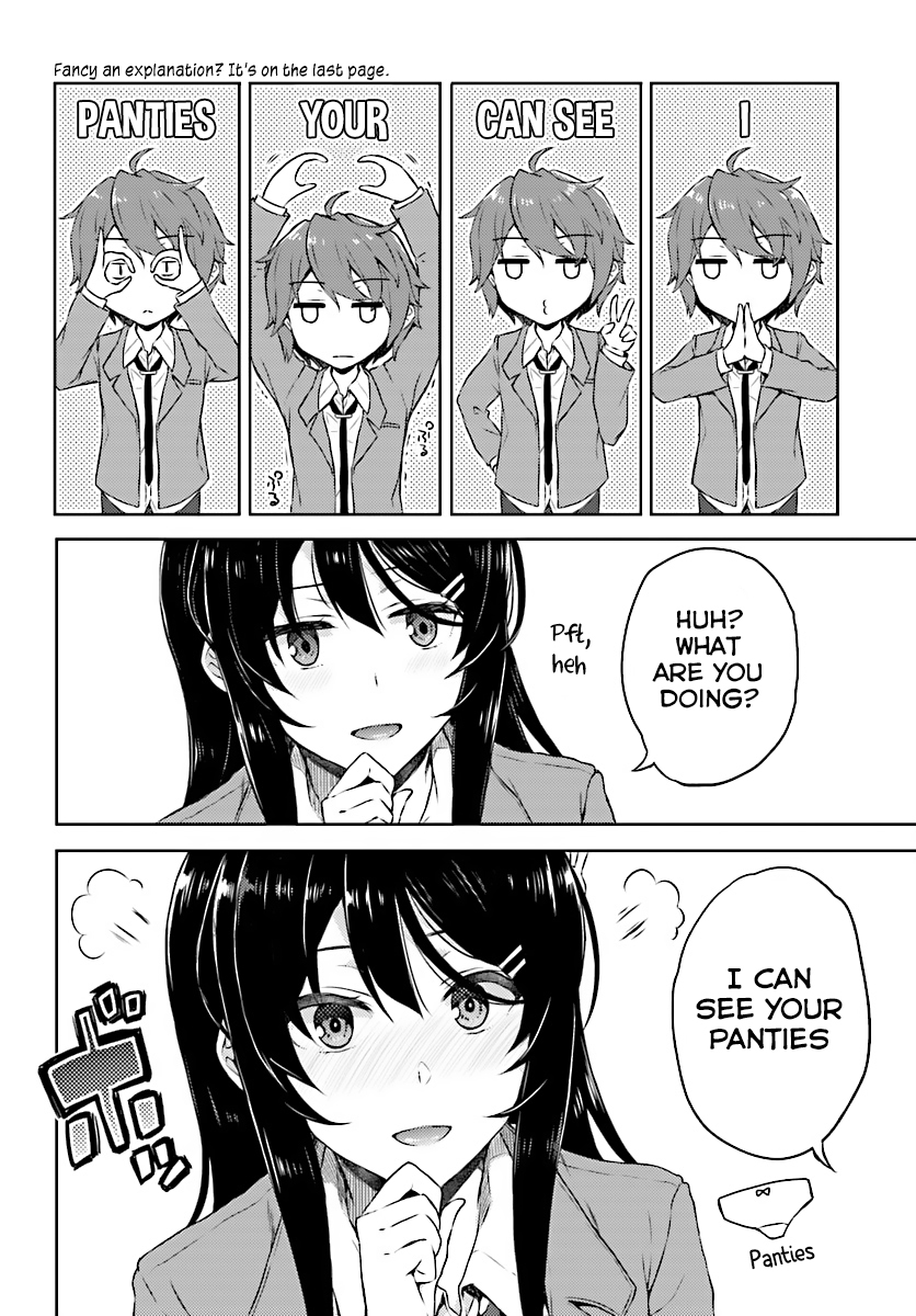 Rascal Does Not Dream of Bunny Girl Senpai Chapter 8 page 5 - Chapter 8