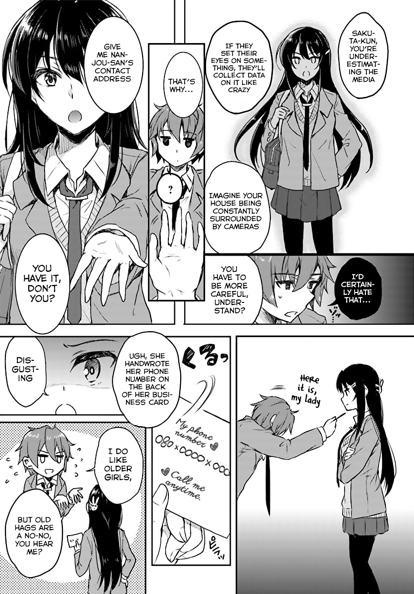 Rascal Does Not Dream of Bunny Girl Senpai Chapter 9 page 15 - Chapter 9