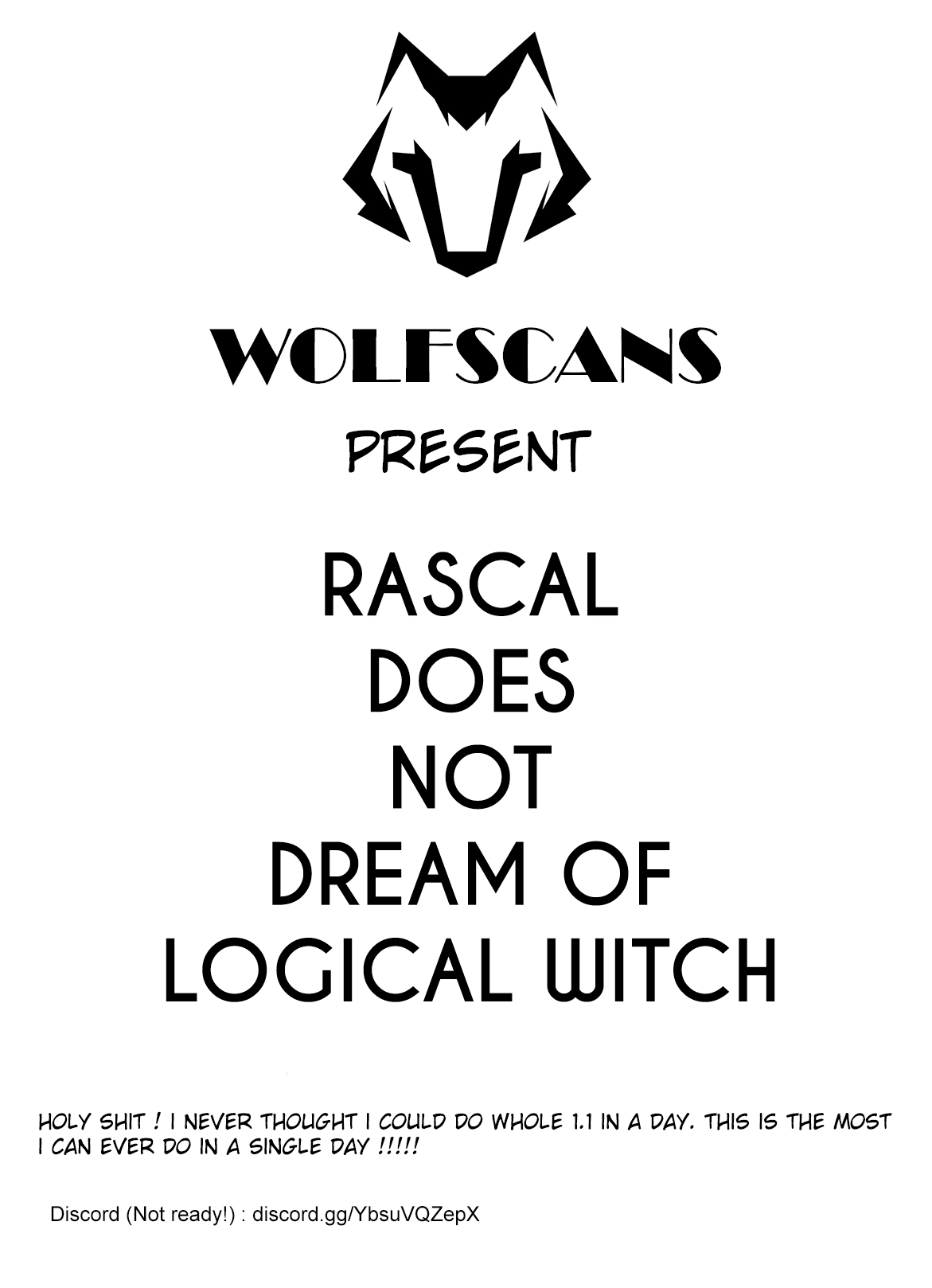 Rascal Does Not Dream of Logical Witch Chapter 1.1 page 27 - Chapter 1.1 - 1.2: Mystery Calls Mystery 1