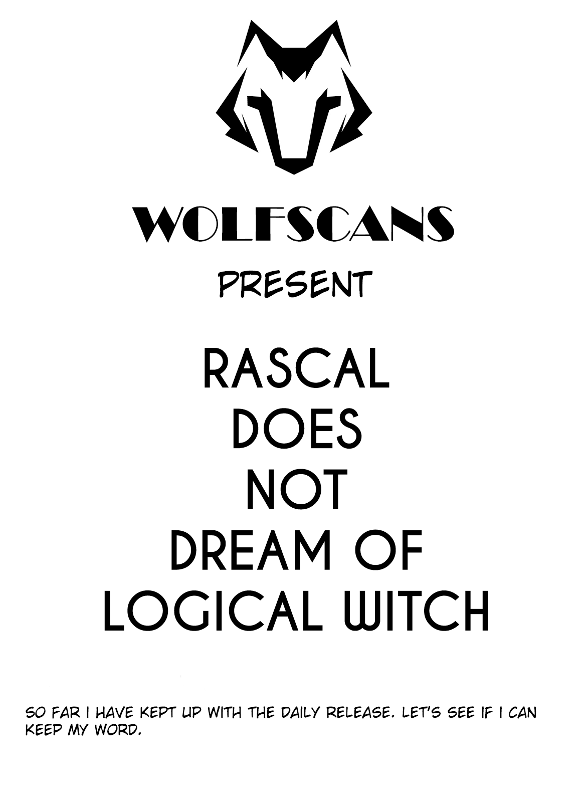 Rascal Does Not Dream of Logical Witch Chapter 1.1 page 41 - Chapter 1.1 - 1.2: Mystery Calls Mystery 1