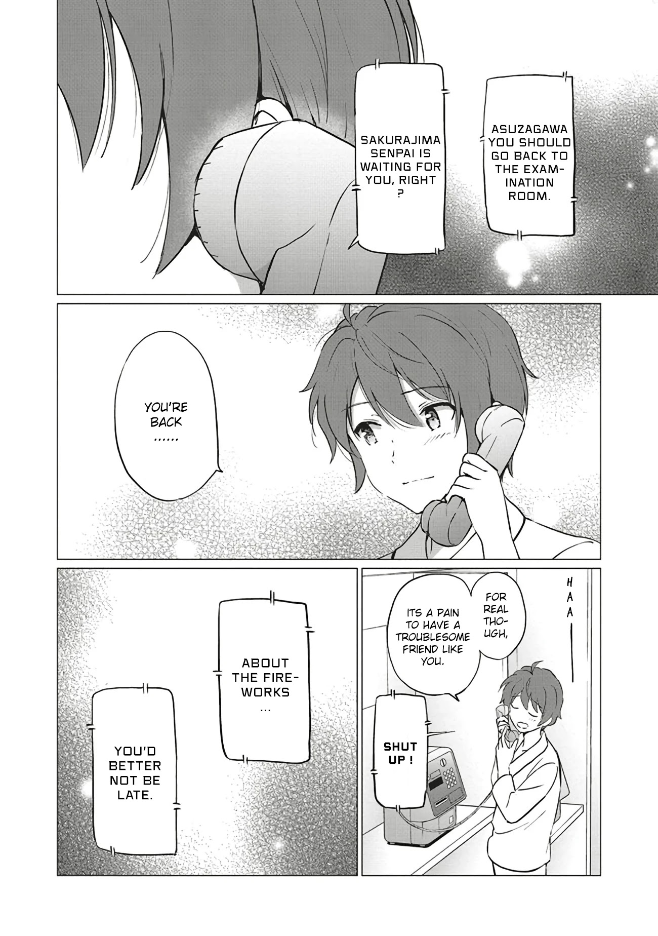 Rascal Does Not Dream of Logical Witch Chapter 11.1 page 18 - Chapter 11.1 - 11.2: A Night of Rain Washes it all Away 3