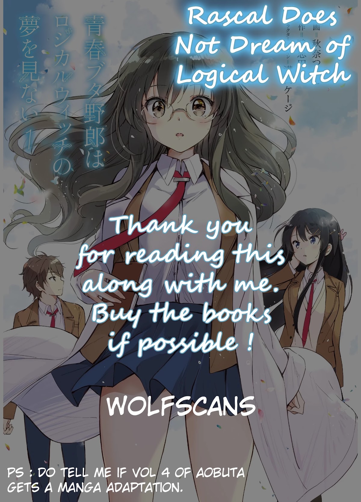 Rascal Does Not Dream of Logical Witch Chapter 11.1 page 32 - Chapter 11.1 - 11.2: A Night of Rain Washes it all Away 3