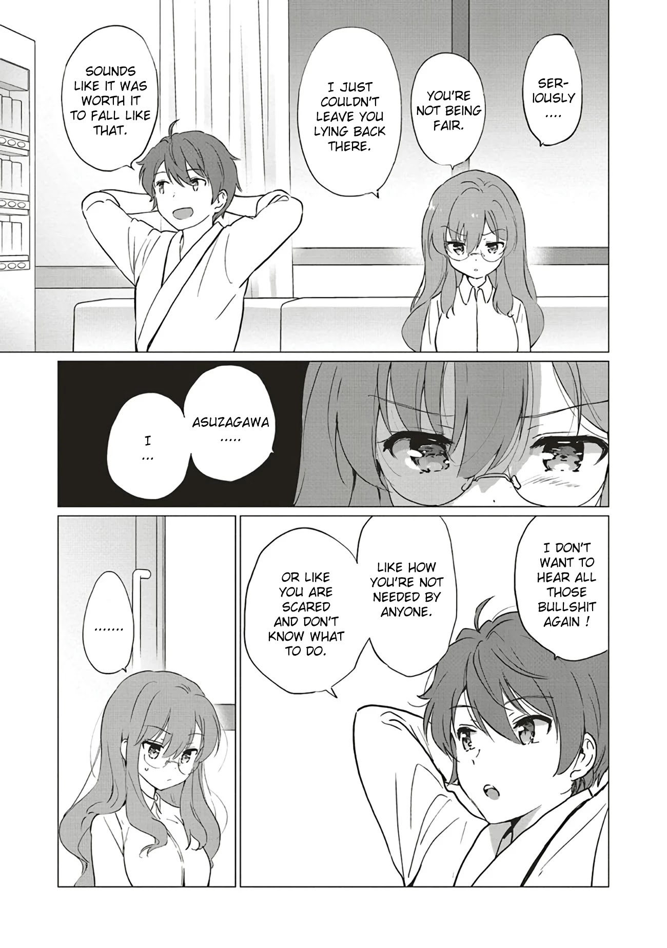 Rascal Does Not Dream of Logical Witch Chapter 11.1 page 9 - Chapter 11.1 - 11.2: A Night of Rain Washes it all Away 3