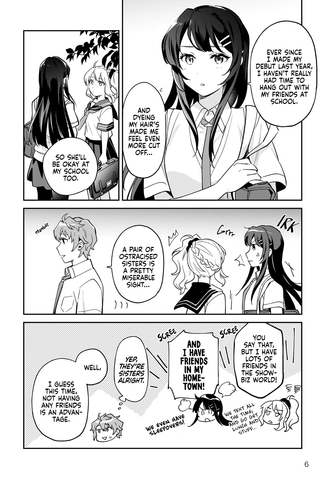 Rascal Does Not Dream of Siscon Idol Chapter 3.1 page 6 - Chapter 3.1